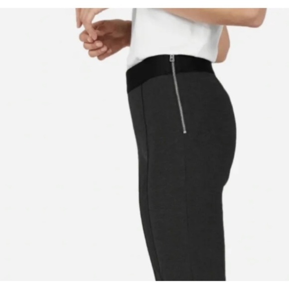 Everlane Stretch Ponte Side Zip Skinny Pants In Charcoal Gray Size XS NEW. - Picture 6 of 6